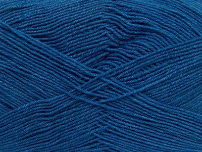 4x100gr. LORENA SUPERFINE Akrilik, Pamuk Mavi Çok İnce, Yazlık İplikler, Pamuk