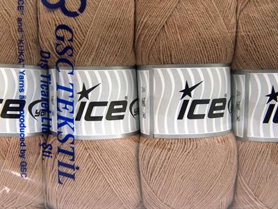 4x100gr. LORENA SUPERFINE Akrilik, Pamuk Deve Tüyü Çok İnce, Yazlık İplikler, Pamuk