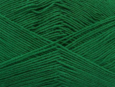 4x100gr. LORENA SUPERFINE Akrilik, Pamuk Koyu yeşil Çok İnce, Yazlık İplikler, Pamuk