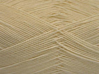 4x100gr. LORENA SUPERFINE Akrilik, Pamuk Ekru Çok İnce, Yazlık İplikler, Pamuk