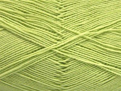 4x100gr. LORENA SUPERFINE Akrilik, Pamuk Açık Yeşil Çok İnce, Yazlık İplikler, Pamuk