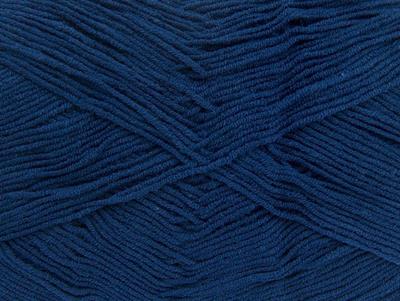 4x100gr. LORENA SUPERFINE Akrilik, Pamuk lacivert Çok İnce, Yazlık İplikler, Pamuk