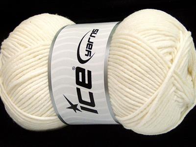 4x100gr. LORENA WORSTED Akrilik, Pamuk Ekru Yazlık İplikler, Pamuk, Worsted