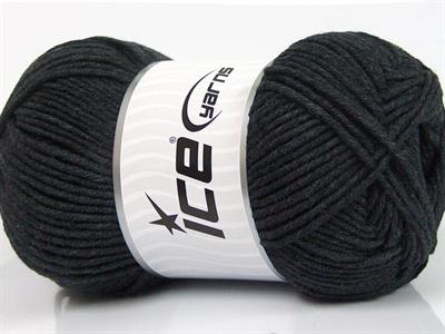4x100gr. LORENA WORSTED Akrilik, Pamuk Antrasit Yazlık İplikler, Pamuk, Worsted
