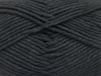 4x100gr. LORENA WORSTED Akrilik, Pamuk Antrasit Yazlık İplikler, Pamuk, Worsted