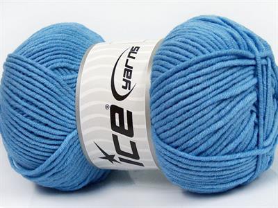 4x100gr. LORENA WORSTED Akrilik, Pamuk Bebe Mavisi Yazlık İplikler, Pamuk, Worsted