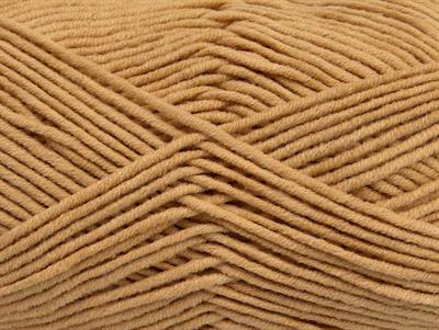 4x100gr. LORENA WORSTED Akrilik, Pamuk Cafe Latte  Yazlık İplikler, Pamuk, Worsted