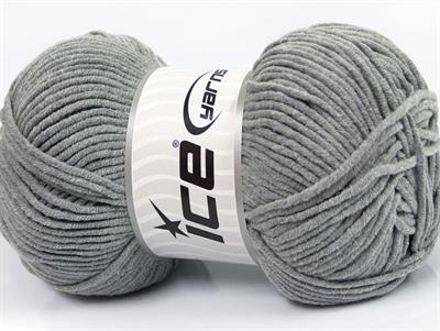 4x100gr. LORENA WORSTED Akrilik, Pamuk Gri Yazlık İplikler, Pamuk, Worsted