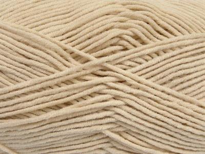 4x100gr. LORENA WORSTED Akrilik, Pamuk Açık Bej Yazlık İplikler, Pamuk, Worsted