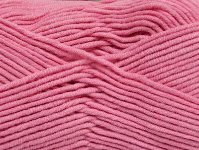 4x100gr. LORENA WORSTED Akrilik, Pamuk Açık Pembe Yazlık İplikler, Pamuk, Worsted