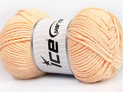 4x100gr. LORENA WORSTED Akrilik, Pamuk Açık Somon Yazlık İplikler, Pamuk, Worsted