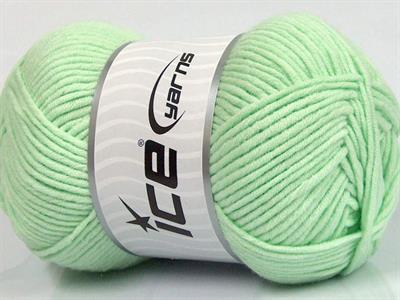 4x100gr. LORENA WORSTED Akrilik, Pamuk Nane Yeşil Yazlık İplikler, Pamuk, Worsted