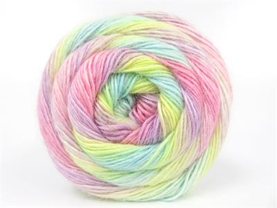 Lot of 2 x 150gr Skeins Ice Yarns CAKES ALPACA FINE (25% Alpaca) Yarn Multicolor