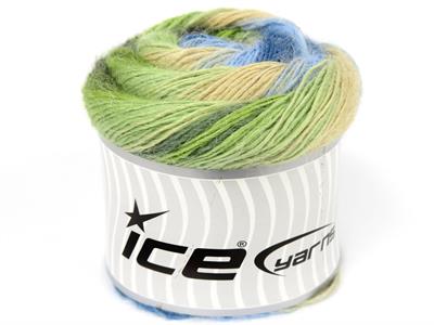 Lot of 2 x 150gr Skeins Ice Yarns CAKES ALPACA FINE (25% Alpaca) Yarn Multicolor