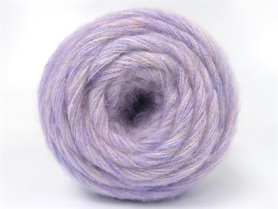 Lot of 2 x 150gr Skeins Ice Yarns CAKES TOMMY WOOL (10% Wool) Yarn Light Lilac Melange