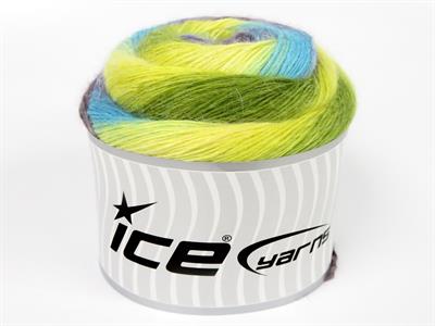 Lot of 2 x 150gr Skeins Ice Yarns CAKES ALPACA FINE (25% Alpaca) Yarn Multicolor