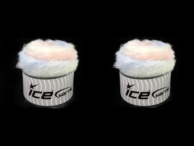 Lot of 2 x 150gr Skeins Ice Yarns CAKES FANCY MOHAIR (15% Mohair) Yarn Ecru Light Grey Light Pink Light Blue
