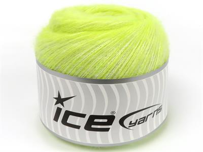Lot of 2 x 150gr Skeins Ice Yarns CAKES TOMMY WOOL (10% Wool) Yarn Light Green melange