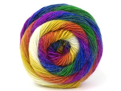 Lot of 2 x 150gr Skeins Ice Yarns CAKES ALPACA FINE (25% Alpaca) Yarn Multicolor