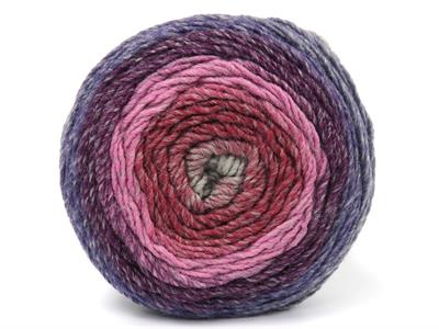 Lot of 2 x 150gr Skeins Ice Yarns CAKES GALAXY Yarn Light Grey Pink Shades Purple Lilac Shades