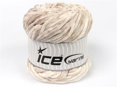 Lot of 2 x 150gr Skeins Ice Yarns CHENILLE SPLASH (100% MicroFiber) Yarn Light Salmon Light Pink Brown Shades