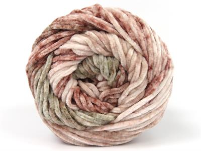 Lot of 2 x 150gr Skeins Ice Yarns CHENILLE SPLASH (100% MicroFiber) Yarn Burgundy Pink Shades Brown Shades