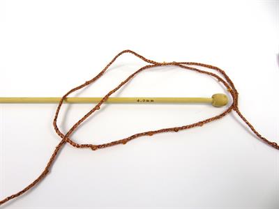 2x200gr. MACRAME GLITZ PAILLETTE Metalik Simli Bakır Metalik Simli, Yazlık İplikler, Makrame, Boncuklu Pullu, Tığ İşi, Worsted