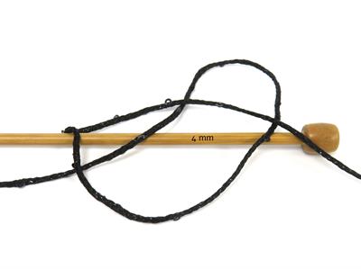 2x200gr. MACRAME GLITZ PAILLETTE Metalik Simli Siyah Metalik Simli, Yazlık İplikler, Makrame, Boncuklu Pullu, Tığ İşi, Worsted