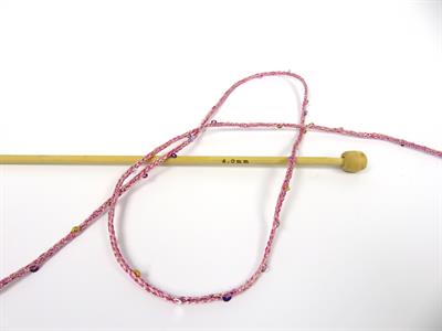 2x200gr. MACRAME GLITZ PAILLETTE Metalik Simli Pembe Metalik Simli, Yazlık İplikler, Makrame, Boncuklu Pullu, Tığ İşi, Worsted