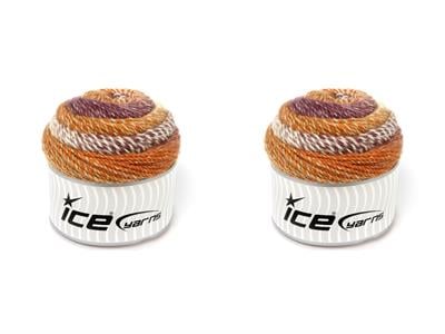 2x200gr. MOSAIC COTTON Pamuk, Akrilik Krem, Maron, Altın tonları Yazlık İplikler, Pamuk, Düz iplikler, Batik Desenli, Worsted, Akrilik