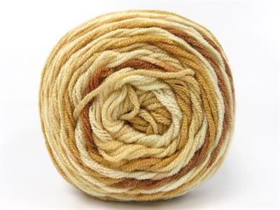 3x100gr. BABY DREAM BATIK  Krem, Kahverengi Tonları Bebe, Batik Desenli, Worsted, 100% Akrilik , Akrilik