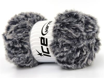 3x100gr. BUNNY FUR  Beyaz, lacivert Yumoş, Sakallı, Kışlık, Çok Kalın