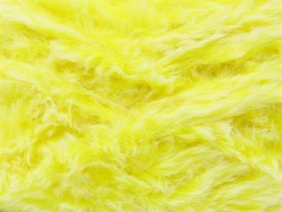 3x100gr. BUNNY FUR  Neon Sarı Yumoş, Sakallı, Kışlık, Çok Kalın
