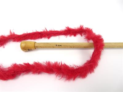 3x100gr. BUNNY FUR  Kırmızı Yumoş, Sakallı, Kışlık, Çok Kalın