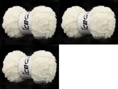 3x100gr. BUNNY FUR  Krem Yumoş, Sakallı, Kışlık, Çok Kalın