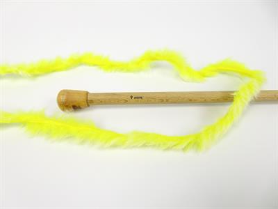 3x100gr. BUNNY FUR  Neon Sarı Yumoş, Sakallı, Kışlık, Çok Kalın