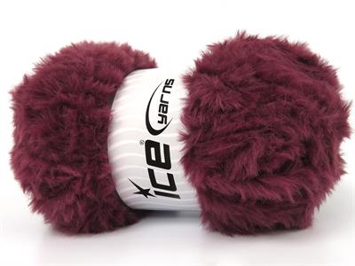 3x100gr. BUNNY FUR  Maron Yumoş, Sakallı, Kışlık, Çok Kalın