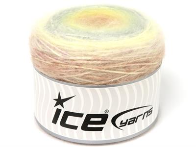 Lot of 3 x 100gr Skeins Ice Yarns CAKES ALPACA (25% Alpaca 25% Wool) Yarn Salmon Shades Yellow Shades Blue Shades