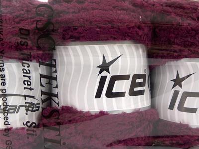 3x100gr. CAKES PANDA Mikro Fiber Mor Yumoş, Sakallı, Kışlık, Çok Kalın