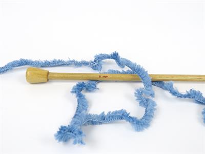 3x100gr. CAKES PANDA Mikro Fiber Açık Mavi Yumoş, Sakallı, Kışlık, Çok Kalın