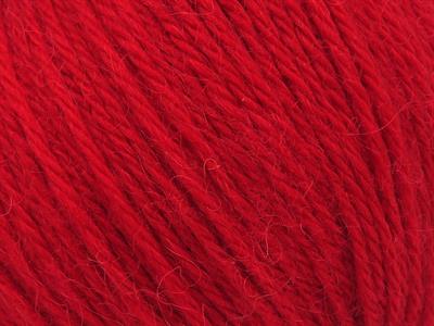 Lot of 4 Skeins Ice Yarns BABY ALPACA (45% Superwash Extrafine Merino Wool) Yarn Red