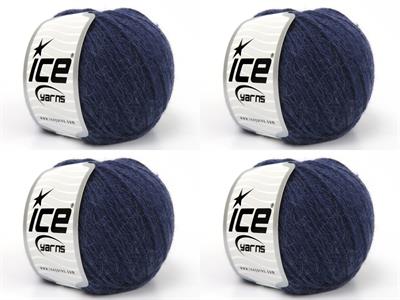 Lot of 4 Skeins Ice Yarns BABY ALPACA (45% Superwash Extrafine Merino Wool) Yarn Purple