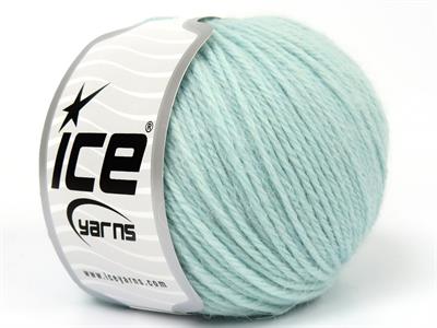 Lot of 4 Skeins Ice Yarns BABY ALPACA (45% Superwash Extrafine Merino Wool) Yarn Mint Green