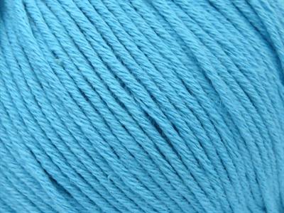 Lot of 4 Skeins Ice Yarns ORGANIC BABY COTTON (100% Organic Cotton) Yarn Turquoise