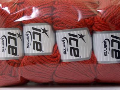 4x100gr. ALPACA BULKY Domates Kırmızı Alpaka, Yün, Akrilik Lüks, Alpaka, Kışlık, Kalın