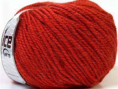 4x100gr. ALPACA BULKY Domates Kırmızı Alpaka, Yün, Akrilik Lüks, Alpaka, Kışlık, Kalın