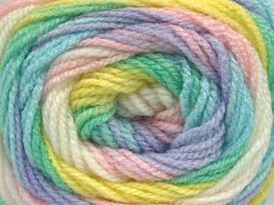 Lot of 4 x 100gr Skeins Ice Yarns BABY BATIK Hand Knitting Yarn Pastel Colors
