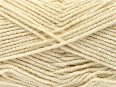 4x100gr. BABY DREAM  Krem Kışlık, Düz iplikler, Worsted, 100% Akrilik , Anti-Pilling