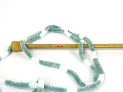 Lot of 4 x 100gr Skeins Ice Yarns CHENILLE BABY COLORS (100% MicroFiber) Yarn Green White