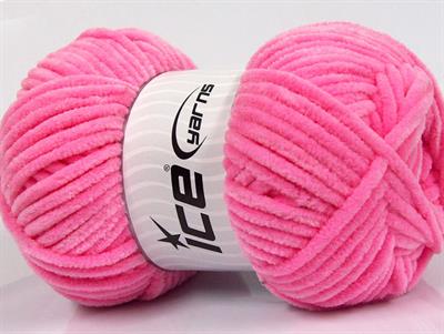 Lot of 4 x 100gr Skeins Ice Yarns CHENILLE BABY (100% MicroFiber) Yarn Pink